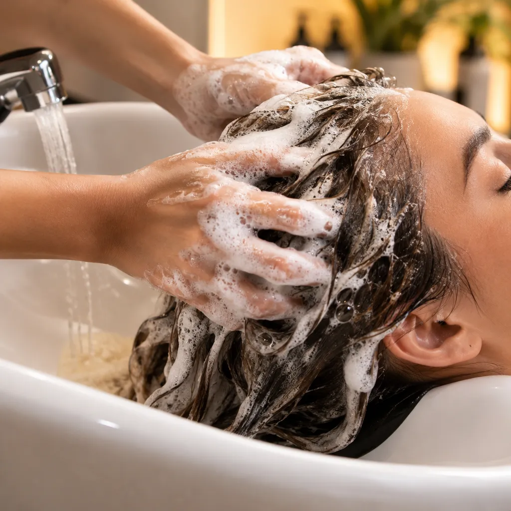 Shampoing et préparation des cheveux - Newlook coiffure Meyzieu