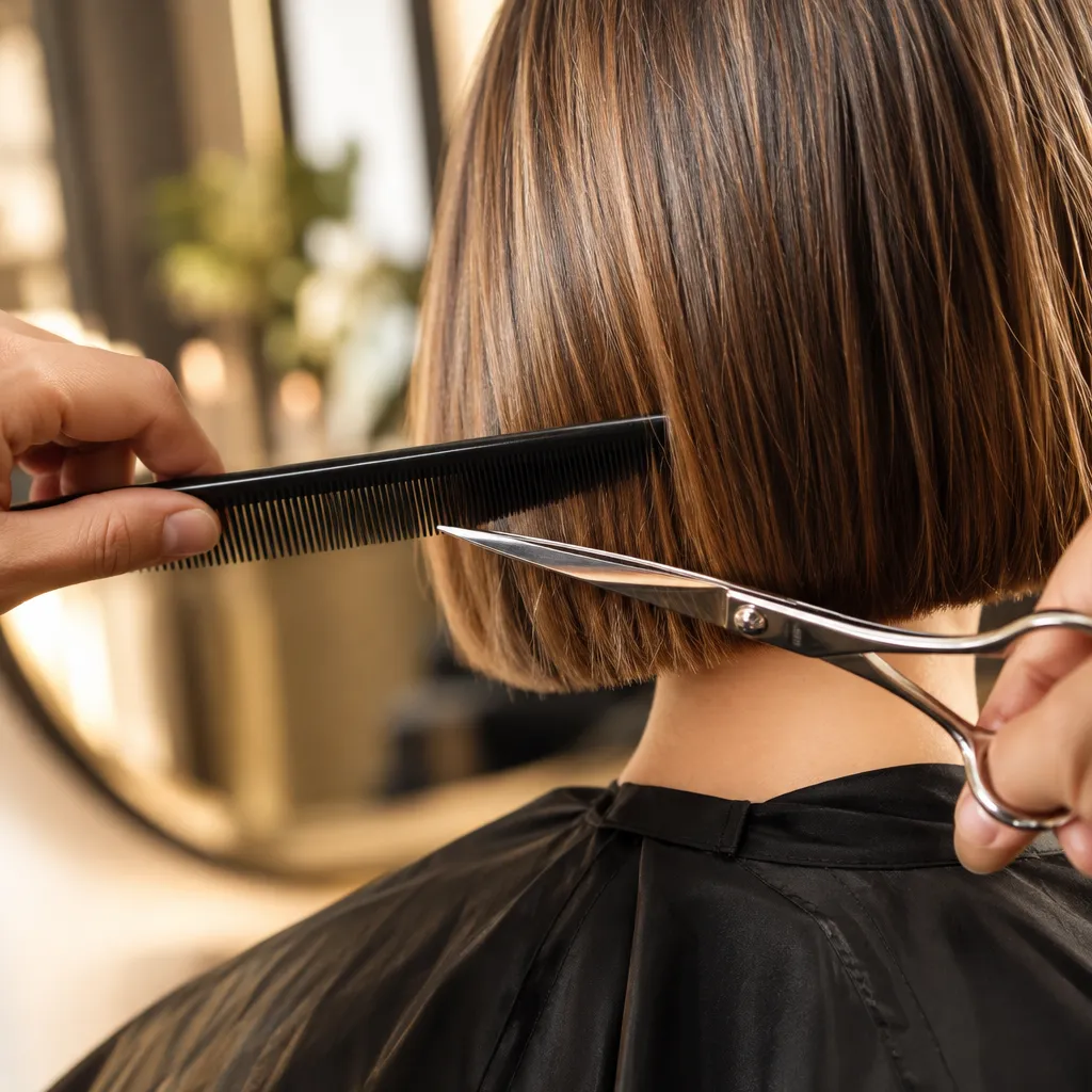 Coupe de cheveux femme personnalisée - Newlook coiffure secteur de Lyon